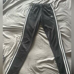 Adidas sweat pants with sipper on the side of legs